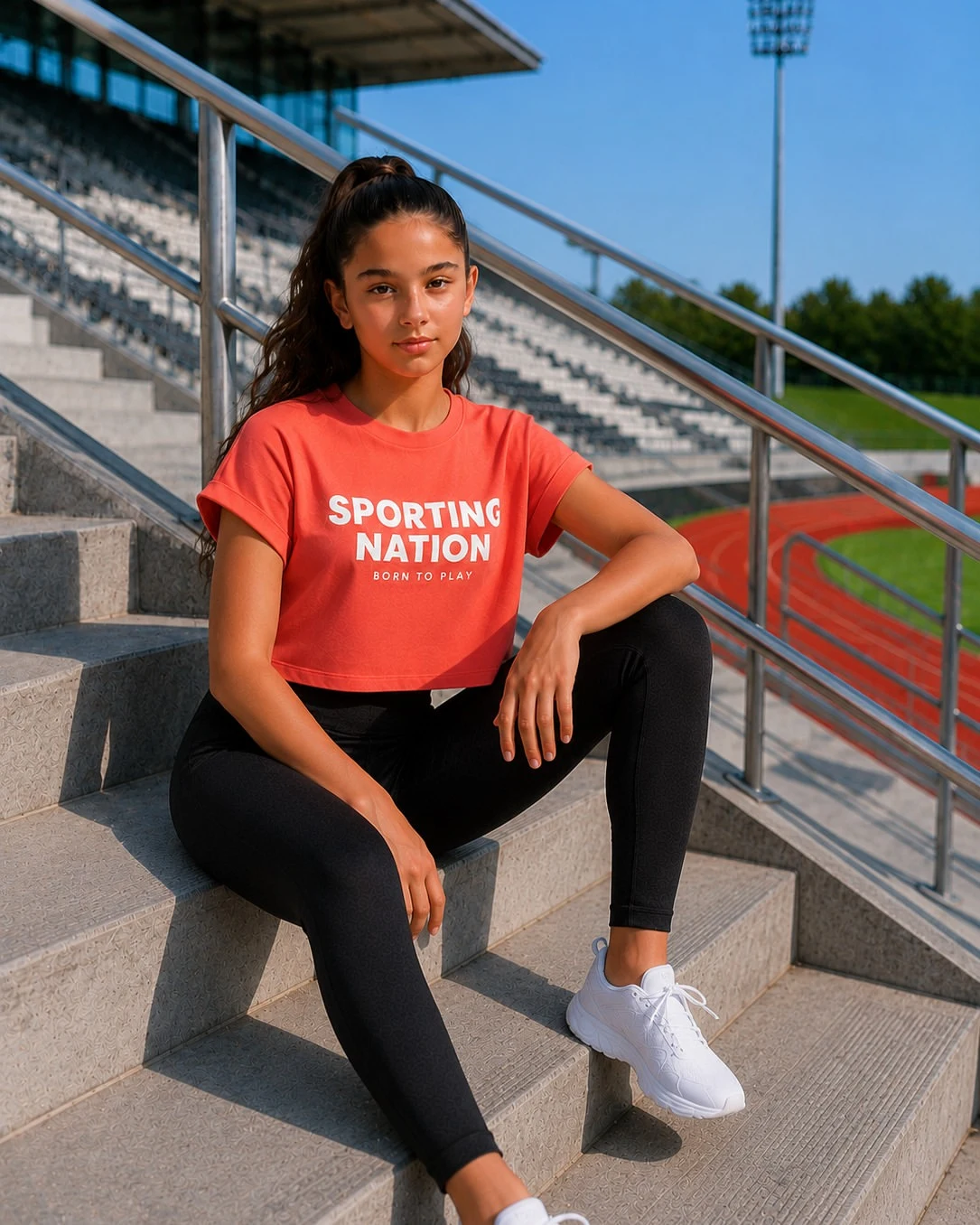 Sporting Nation Crop Tee